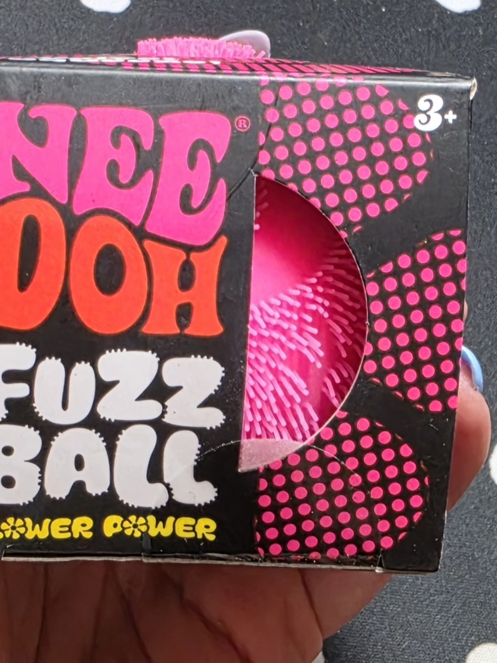 Nee Doh Pink Fuzz Ball by NeeDoh - Sensory Stress Relief Toy